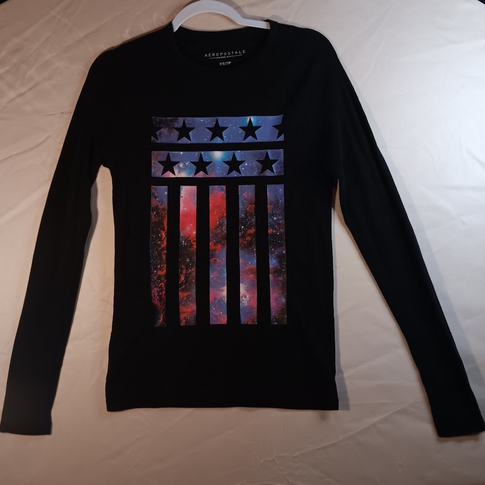 Aeropostale 🌲 thermal long-sleeved black XS